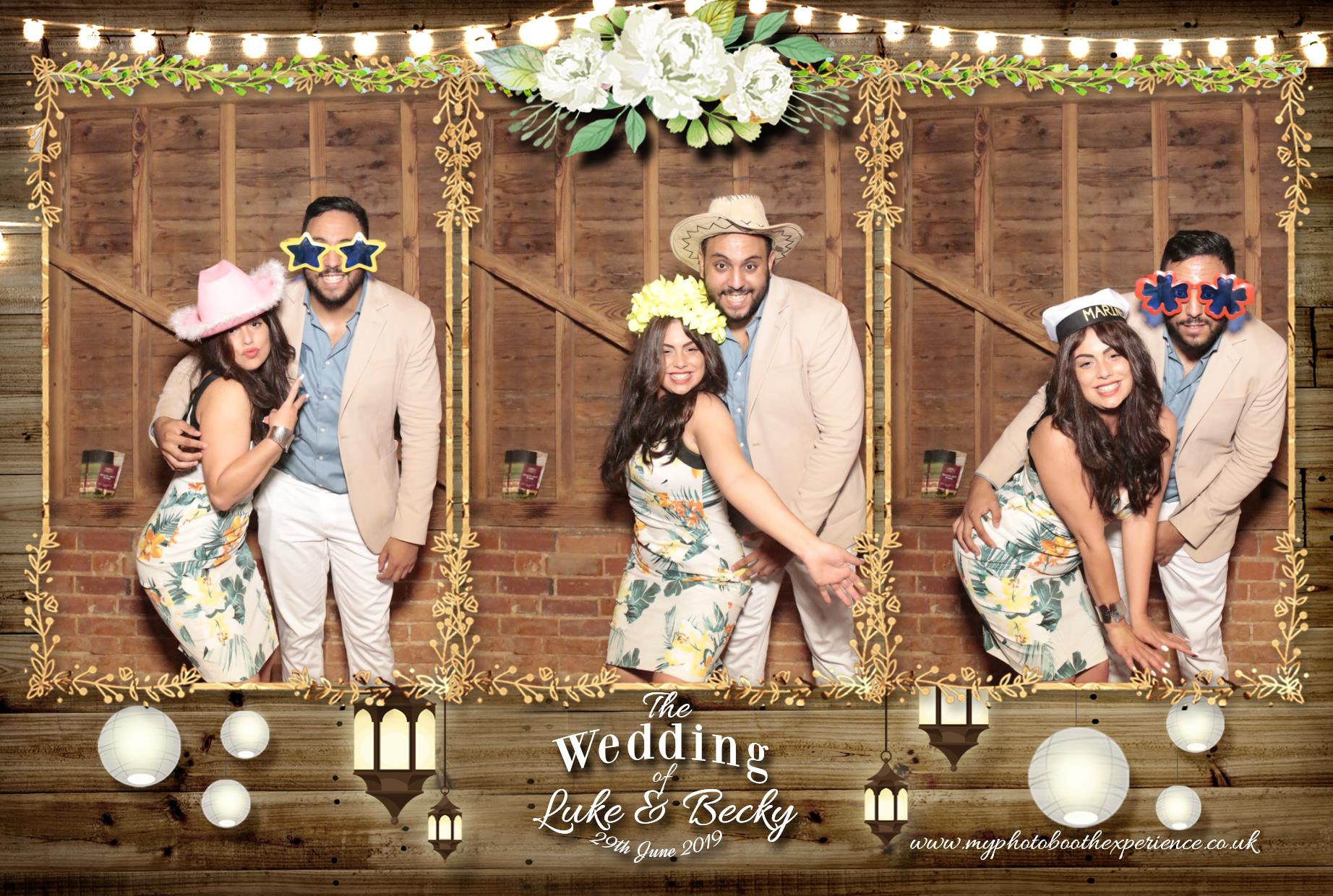 Luke & Becky's Wedding | View more photos from the event at gallery.myphotoboothexperience.co.uk/u/MyPhotoBoothExperienceLtd/Luke-Beckys-Wedding